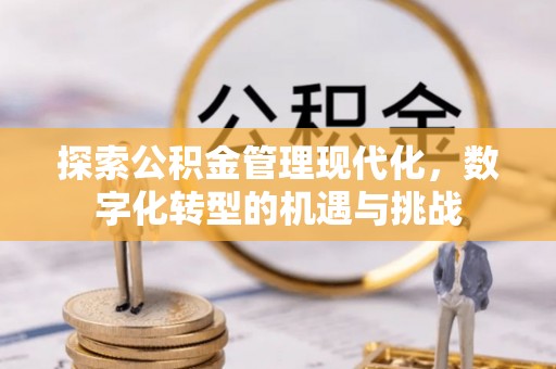 巴林右旗探索公积金管理现代化，数字化转型的机遇与挑战