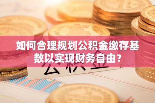 巴林右旗如何合理规划公积金缴存基数以实现财务自由？