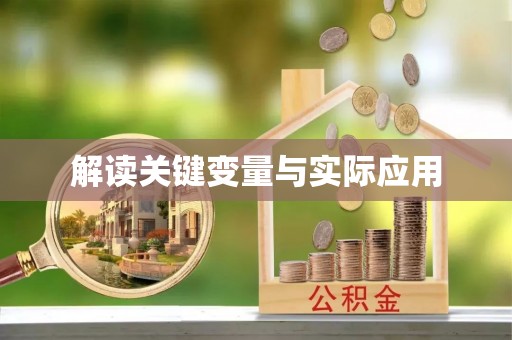 巴林右旗解读关键变量与实际应用