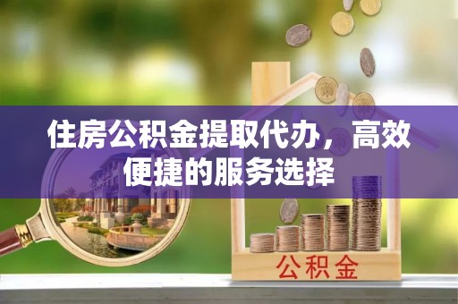 巴林右旗住房公积金提取代办，高效便捷的服务选择