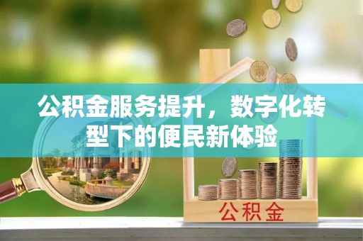 巴林右旗公积金服务提升，数字化转型下的便民新体验
