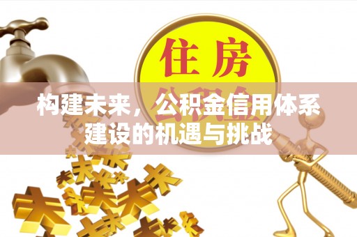巴林右旗构建未来，公积金信用体系建设的机遇与挑战