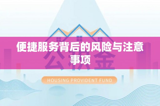 巴林右旗便捷服务背后的风险与注意事项